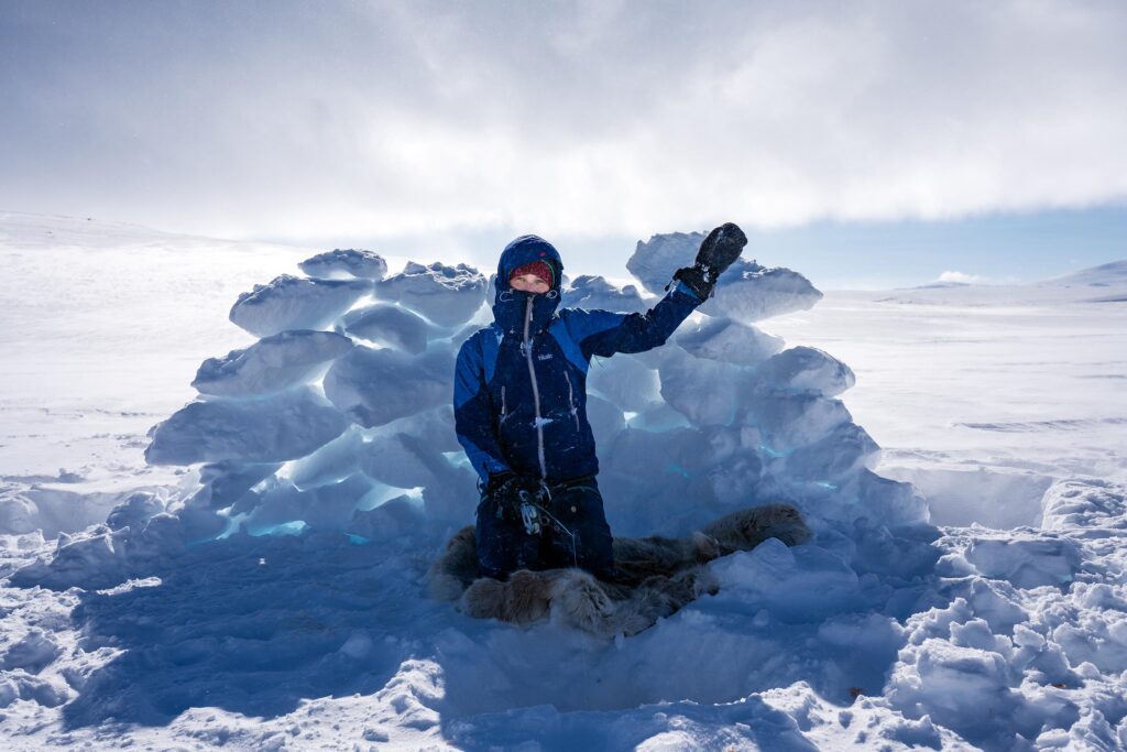 Ice fishing deep in the vidda